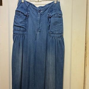 Oli & Hali Blue Denim Fabric